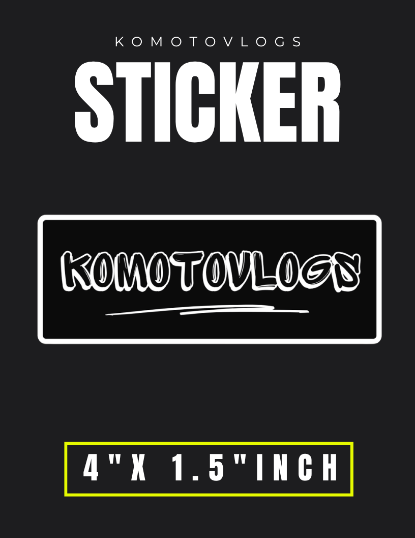 KomotoVlogs Sticker