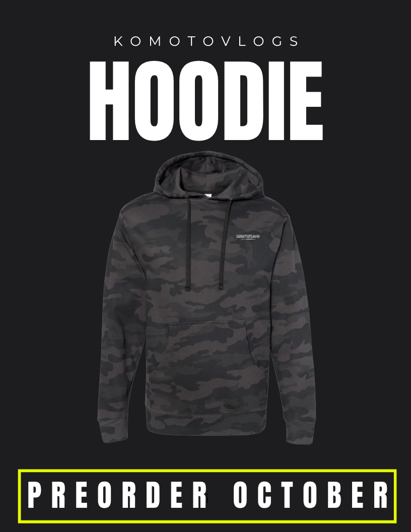 KomotoVlogs Logo Hoodie- PREORDER